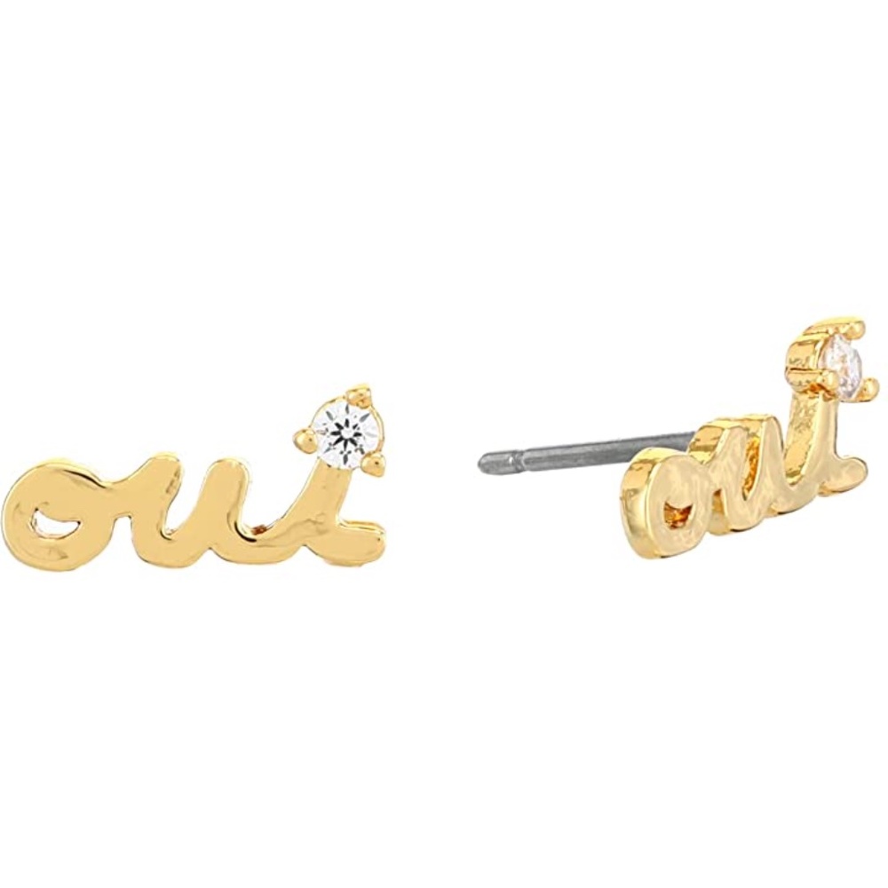 🆕Kate Spade Say Yes Oui Oui Studs Earrings